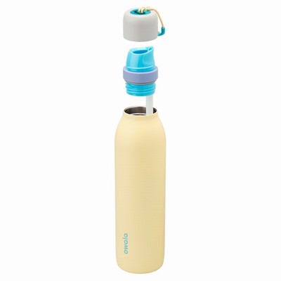 Owala 24oz FreeSip® Twist Water Bottles Yellow | 6819-XDPBJ